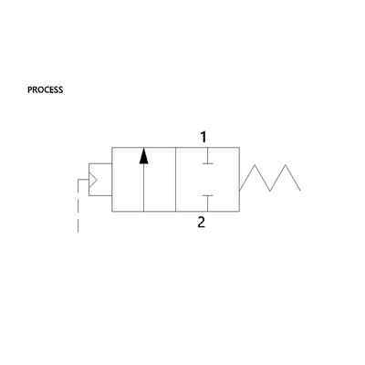 8290A017 ASCO BRONZE AIR PILOT VALVE<BR>8290 SERIES 2/2 NC SPR RTN, 90MM OPER, 32CV, 1 1/4" NPT